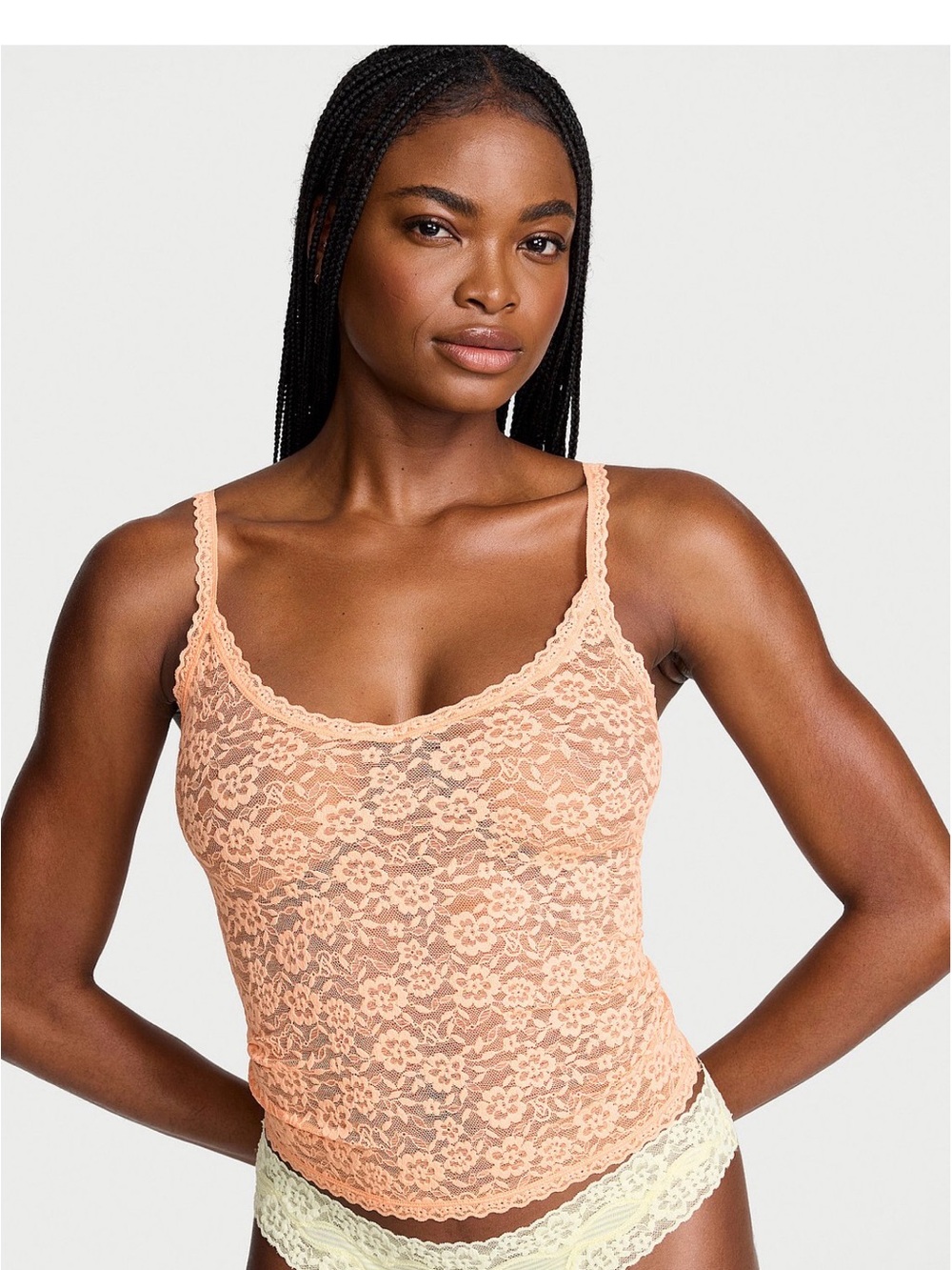 Victoriaโs Secret Lacie Cami Peach
